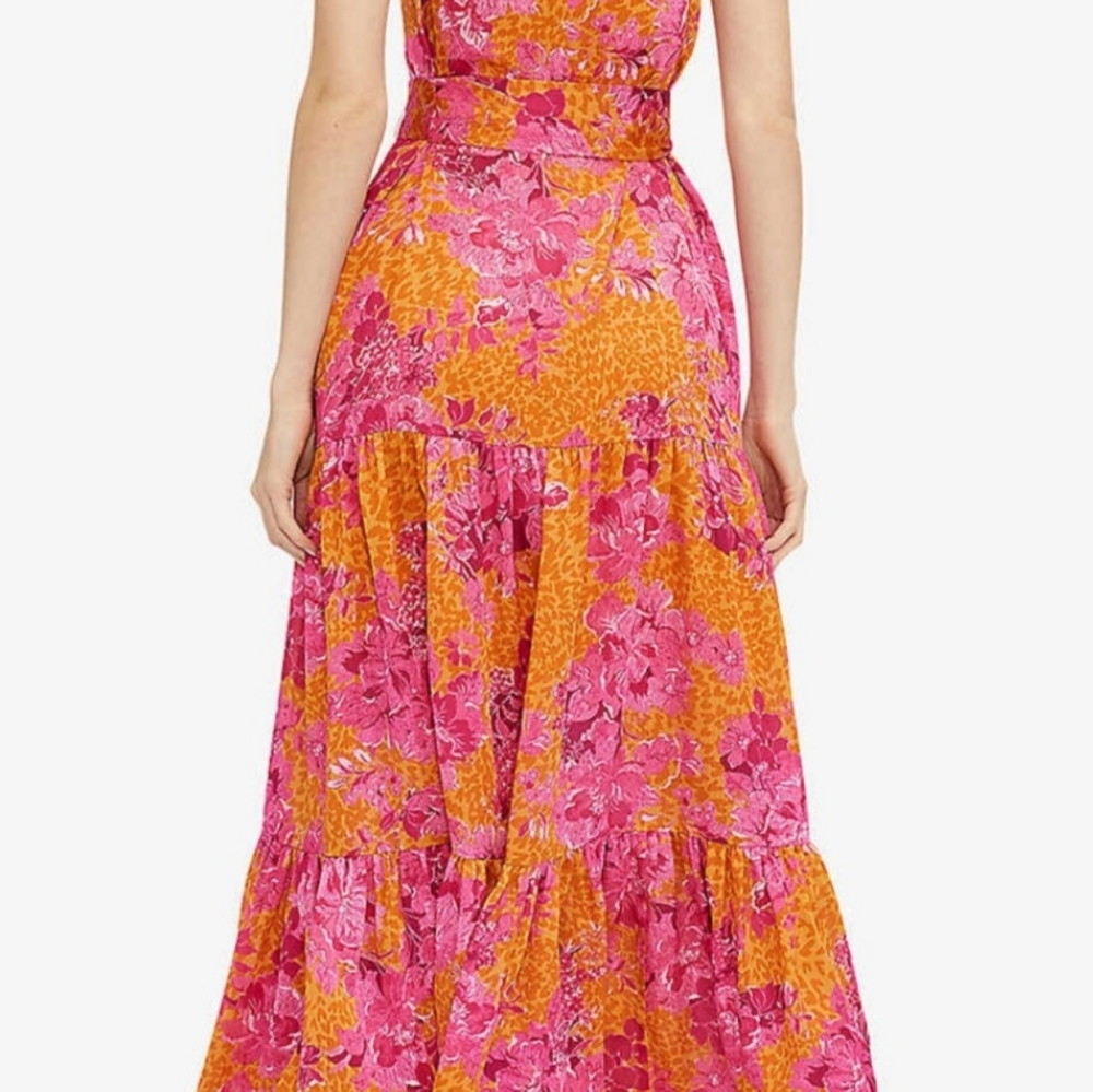 Ted Baker Beautiful flowing Ted Baker Maxi Dress size 2 - Picture 4 of 5